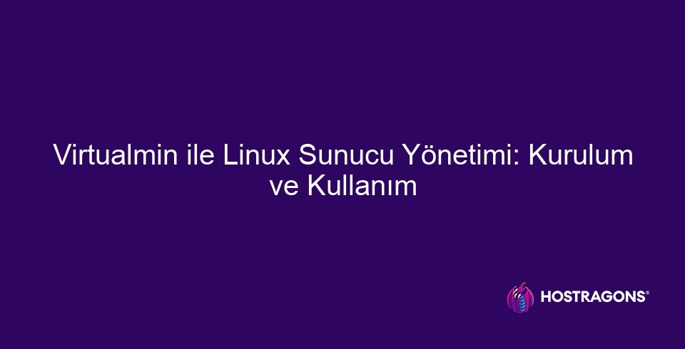የሊኑክስ አገልጋይ አስተዳደር ከቨርቹዋልሚን ጭነት እና አጠቃቀም ጋር 10750 ሊኑክስ አገልጋይ አስተዳደር ከቨርቹምሚን ጋር ለጀማሪዎች እና ልምድ ላላቸው የስርዓት አስተዳዳሪዎች ኃይለኛ እና ለተጠቃሚ ምቹ መፍትሄ ይሰጣል። ይህ መድረክ ውስብስብ የአገልጋይ ውቅር ሂደቶችን ያቃልላል፣ ይህም የእርስዎን ድር ጣቢያዎች እና መተግበሪያዎች በቀላሉ እንዲያስተዳድሩ ያስችልዎታል። ይህ በቴክኒካዊ ዝርዝሮች ሳይታለሉ በስራዎ ላይ እንዲያተኩሩ ያስችልዎታል. የቨርቹልሚን አውቶሜሽን እና የተማከለ አስተዳደር ባህሪያት ጊዜዎን እና ሀብቶችን ይቆጥባሉ፣ ምርታማነትዎን ይጨምራሉ።