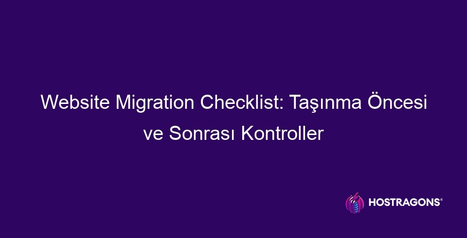 Website Migration Checklist: Taşınma Öncesi ve Sonrası Kontroller 2 website migration checklist tasinma oncesi ve sonrasi kontroller 10850 Website migration (web sitesi taşınması), dikkatli planlama ve uygulama gerektiren kritik bir süreçtir. Bu blog yazısı, başarılı bir website migration için kapsamlı bir kontrol listesi sunmaktadır. Taşınma öncesi hazırlıklar, SEO için kritik kontroller, veri güvenliği riskleri ve teknik destek ihtiyaçları gibi önemli adımları ele almaktadır. Ayrıca, sık yapılan hatalara ve taşınma sonrası izlenecek adımlara da değinilerek, sorunsuz bir geçiş hedeflenmektedir. Bu rehber, website migration sürecini başarıyla tamamlamak ve potansiyel riskleri en aza indirmek için pratik ipuçları sunmaktadır.
