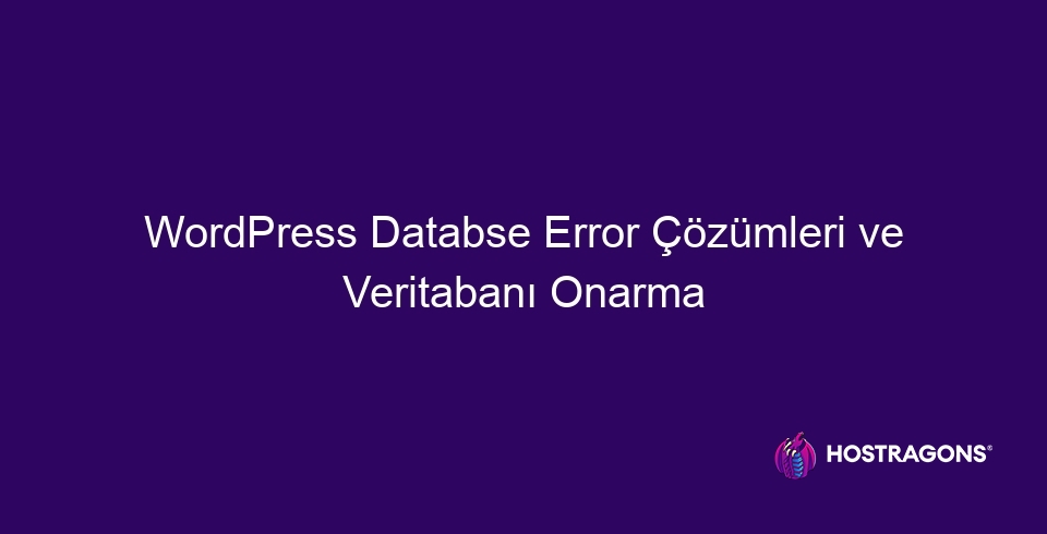 Soluções para Erros de Banco de Dados do WordPress e Reparo de Banco de Dados 10742. Este post do blog se concentra nos erros comuns do Banco de Dados do WordPress e suas soluções. Ele fornece uma visão geral dos erros de banco de dados do WordPress e examina as possíveis causas em detalhes. Ele explica a importância dos backups de banco de dados e como fazê-los passo a passo, além de oferecer vários métodos de reparo do Banco de Dados do WordPress. A gravidade dos erros exibidos é destacada e dicas para otimização do banco de dados são compartilhadas. Ele também descreve métodos de limpeza de banco de dados, erros e soluções comuns e recursos para problemas de banco de dados. O objetivo é ajudar os usuários do WordPress a resolver problemas relacionados ao Banco de Dados do WordPress.