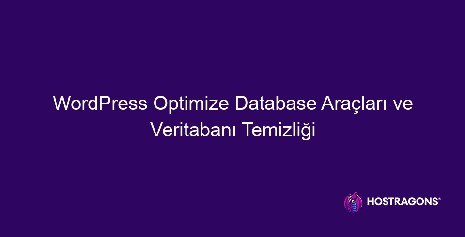 wordpress optimize database araclari ve veritabani temizligi 10840 WordPress sitenizin performansını artırmak için WordPress optimize işlemleri kritik öneme sahiptir. Bu blog yazısında, veritabanı temizliğinin ne olduğunu, avantajlarını ve dezavantajlarını ayrıntılı bir şekilde inceliyoruz. Veritabanı temizliği, gereksiz verileri silerek sitenizin hızını ve verimliliğini artırır. En iyi WordPress optimize araçlarını değerlendirirken, temizlik öncesinde dikkat edilmesi gerekenleri ve adım adım bir kılavuzu sunuyoruz. Ayrıca, veritabanını optimize etmenin farklı yollarını, temizlik sıklığını ve potansiyel zararlarını ele alıyoruz. Sonuç olarak, düzenli WordPress veritabanı optimizasyonu, sitenizin uzun vadeli başarısı için vazgeçilmezdir.